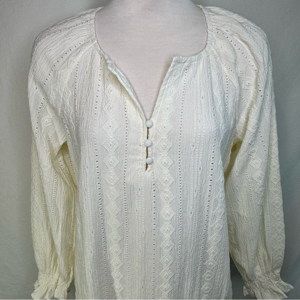 FYRE Cream Women's Top Size Small - Picture 4 of 7